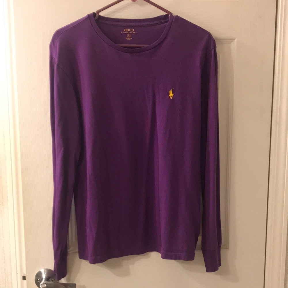 Polo Ralph Lauren Purple Long Sleeve Shirt
